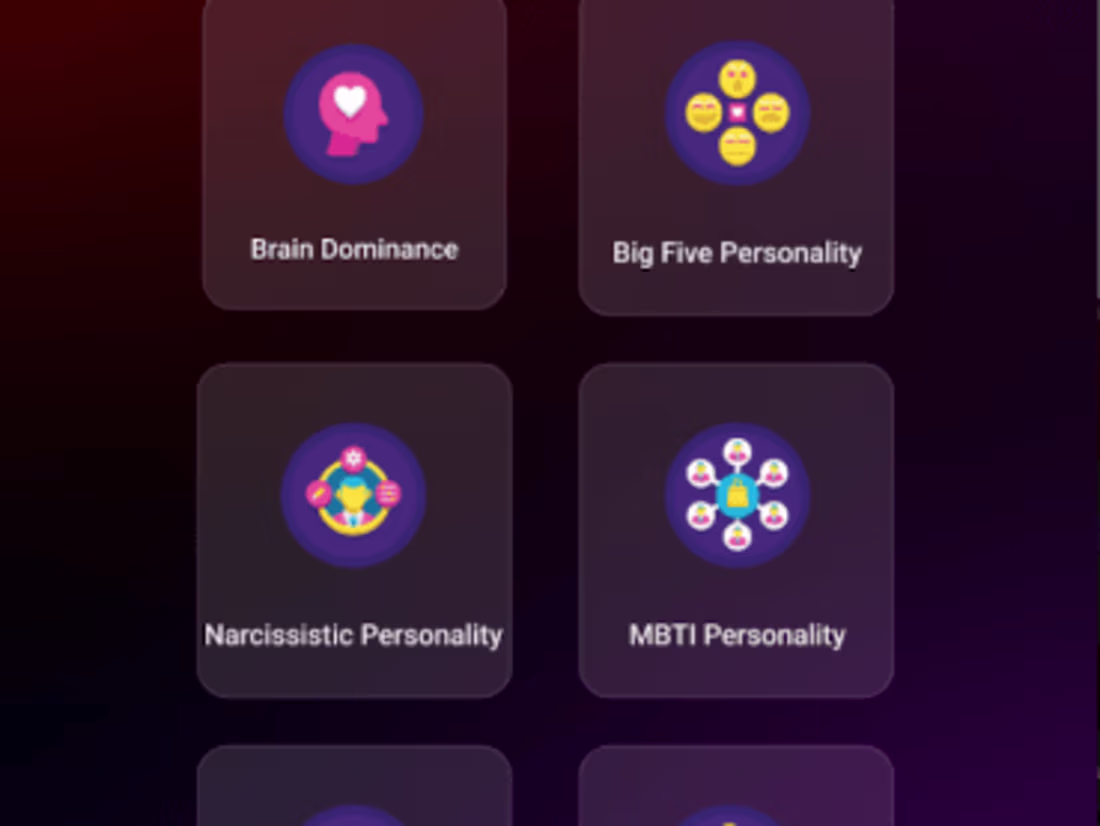 Cover image for Personality Test App