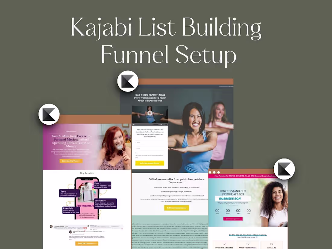 Cover image for Kajabi List-Building Funnel Setup