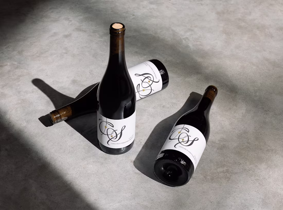 Cover image for Hochzeitswein Etiketten C&S