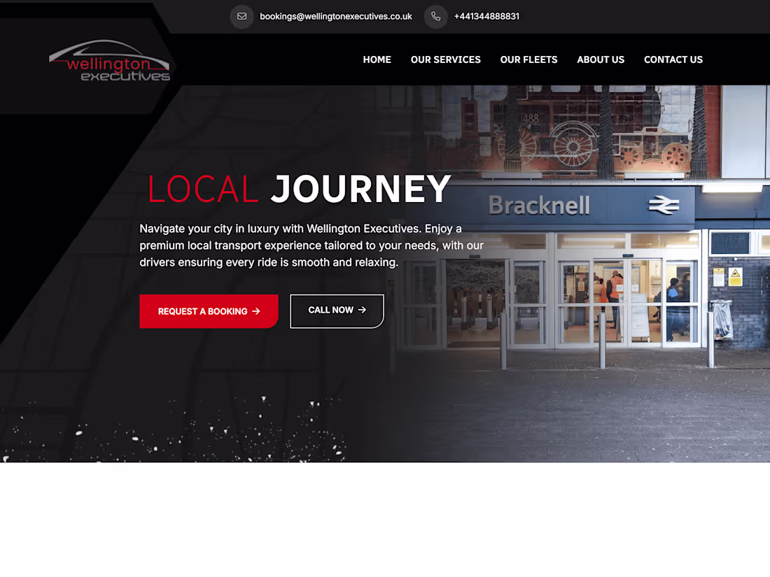 Cover image for Wellington Executives – Travel with Comfort!