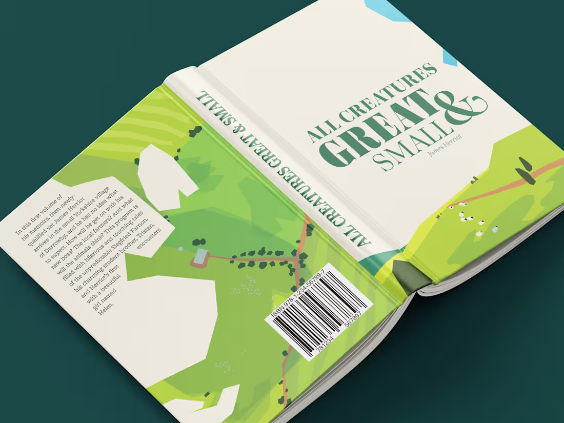 Cover image for Book cover illustration for one of my favorite books growing...