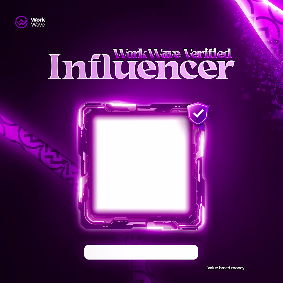 Cover image for Digital Badge Frame Design – Verified WorkWave Influencer