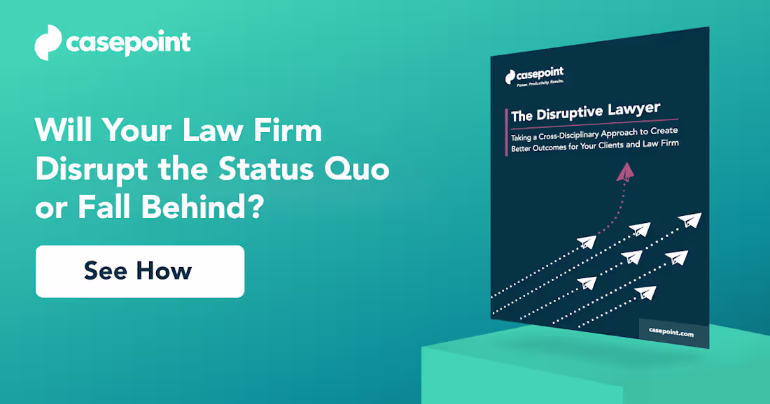 Cover image for WHITEPAPER: Will Your Law Firm Disrupt the Status Quo?
