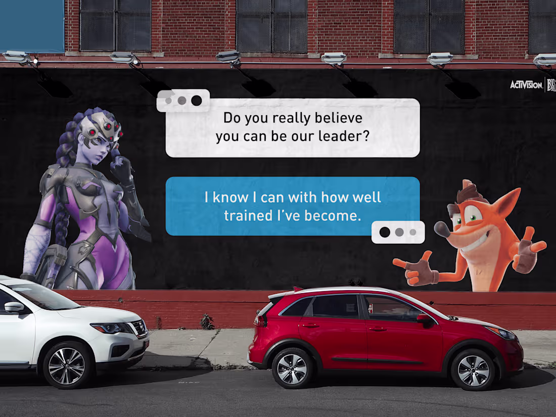 Cover image for Brand campaign for Activision Blizzard