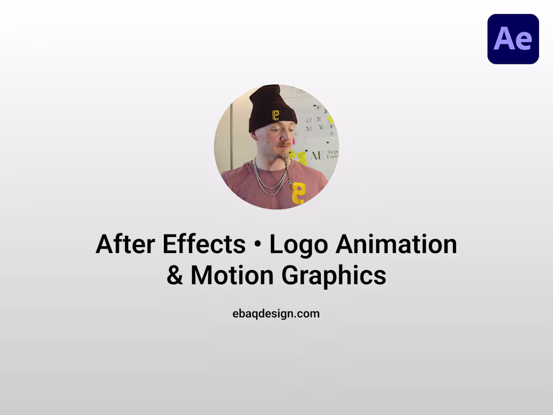 Cover image for After Effects • Logo Animation & Motion Graphics