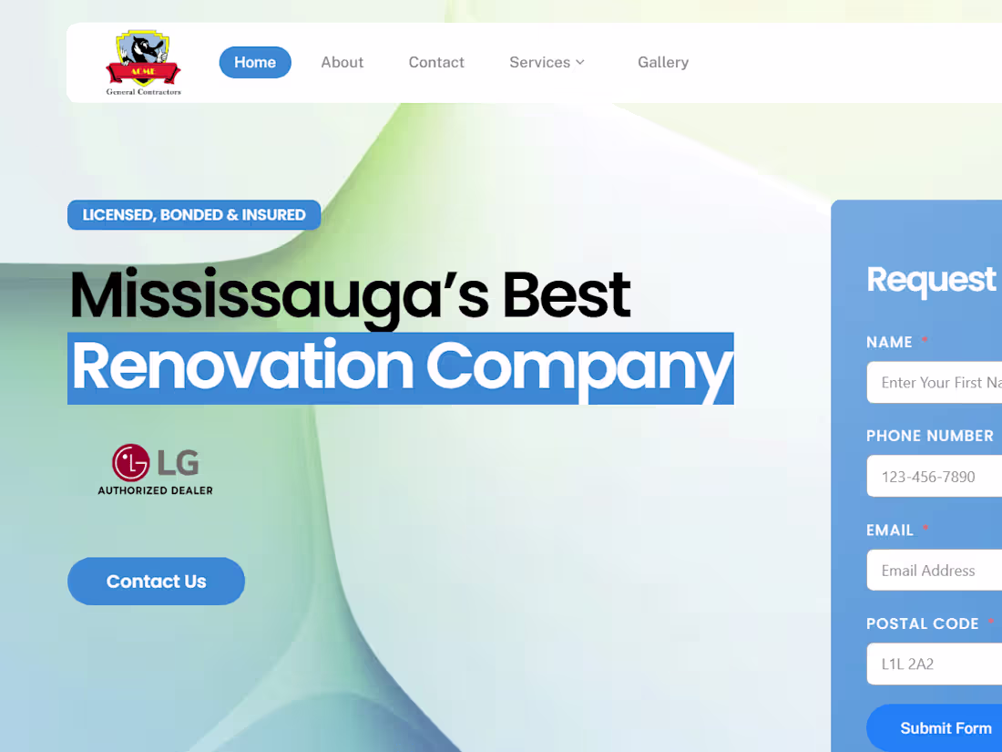 Cover image for Acme General Contractors | WordPress Website