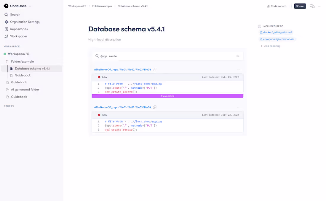 Cover image for 🪸 UI design for CodeDocs