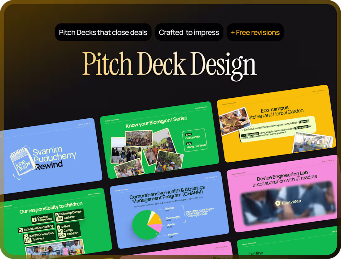 Cover image for Pitch Deck Design! 