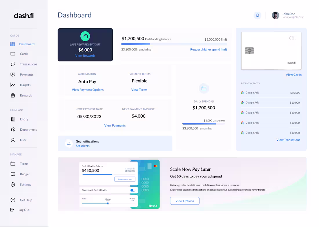Cover image for UI Refresh for Fintech Product