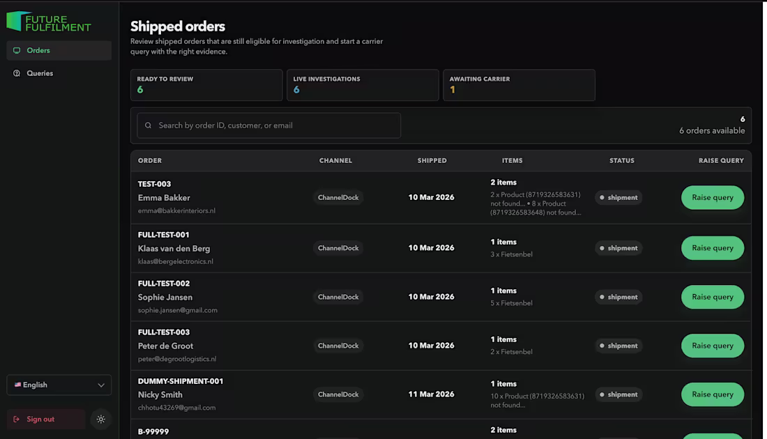 Cover image for Logistic Email Automation with Dashboard