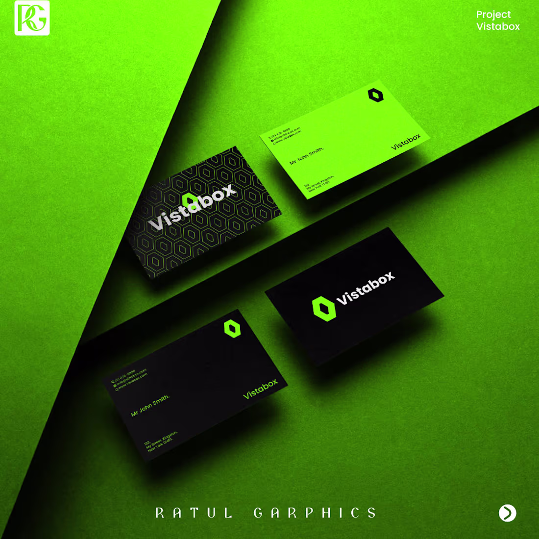 Cover image for Vistabox Logo design and branding