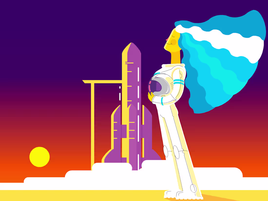 Cover image for Ad Astra - inspirational illustration