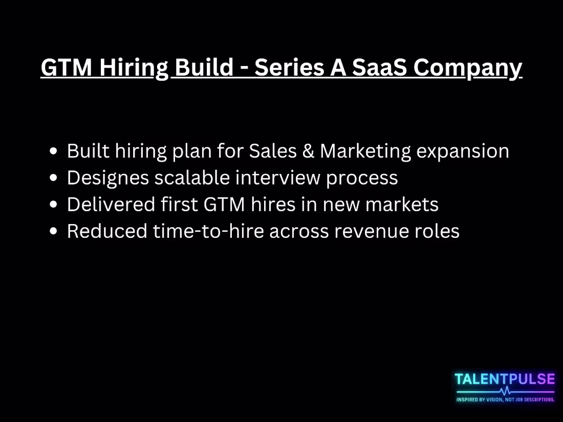 Cover image for GTM Hiring Build - Series