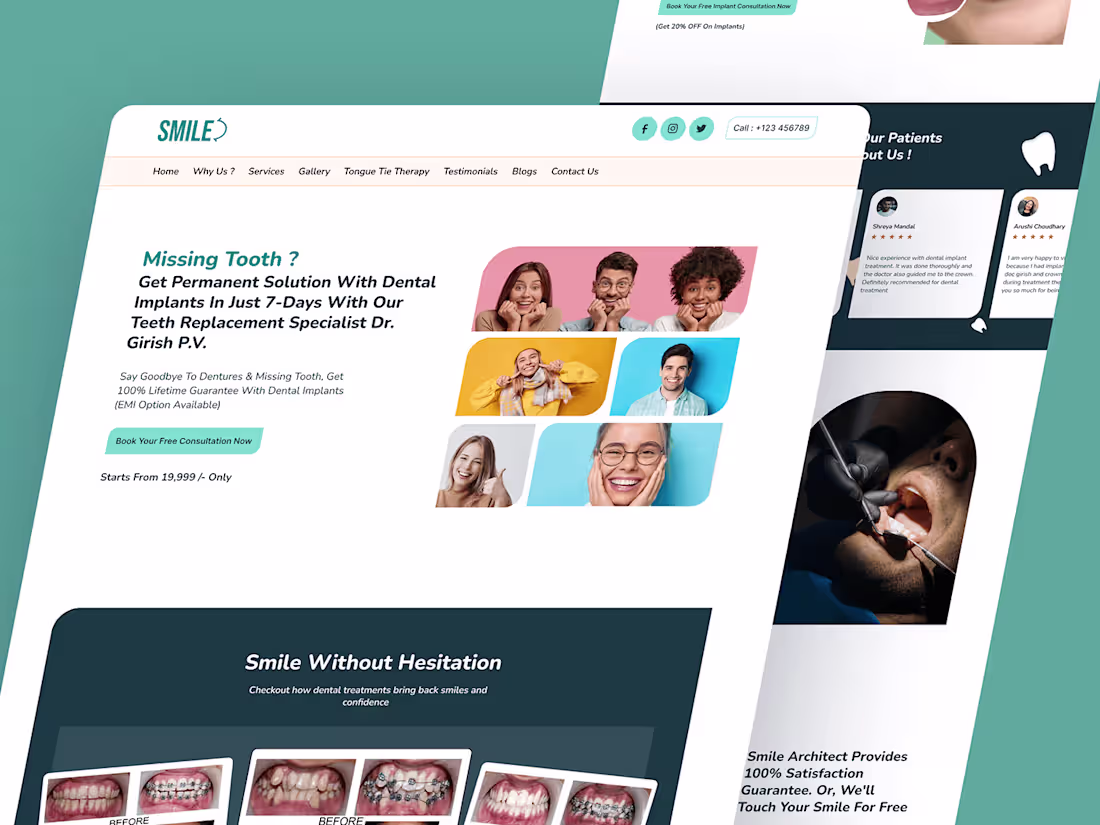 Cover image for Dental Website Design And Development