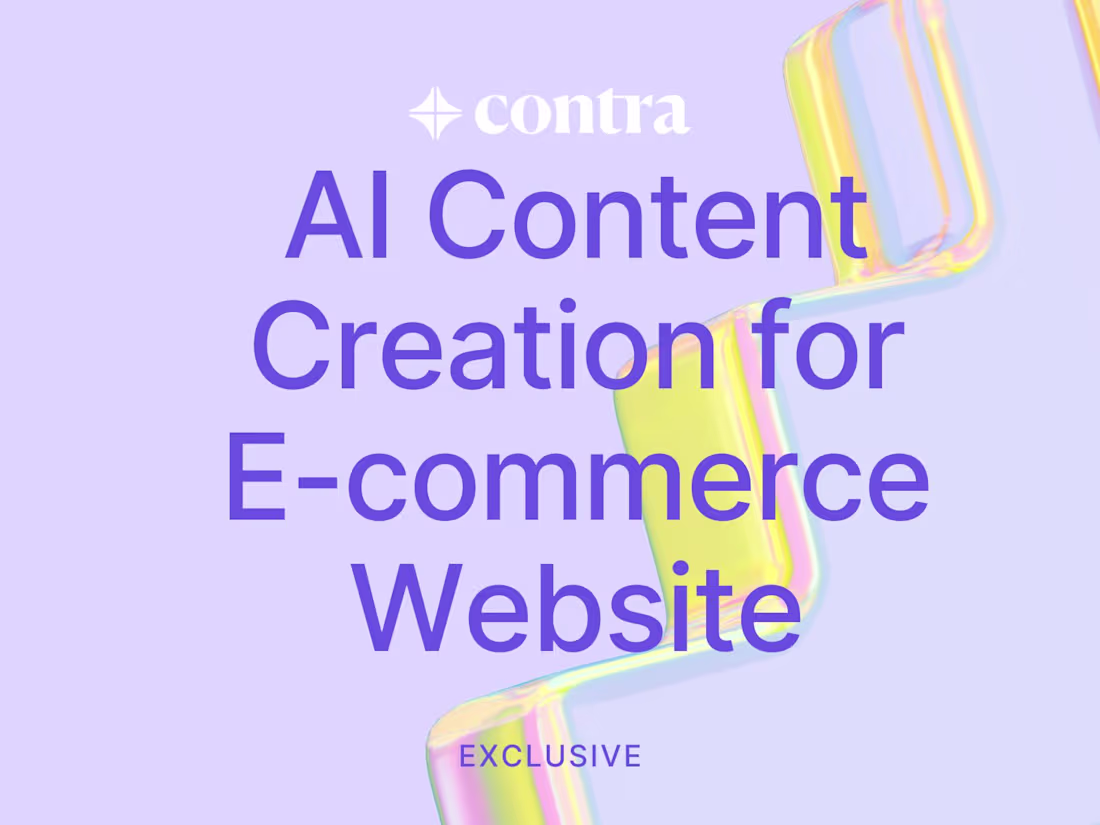 Cover image for AI Content Creation for E-commerce Website