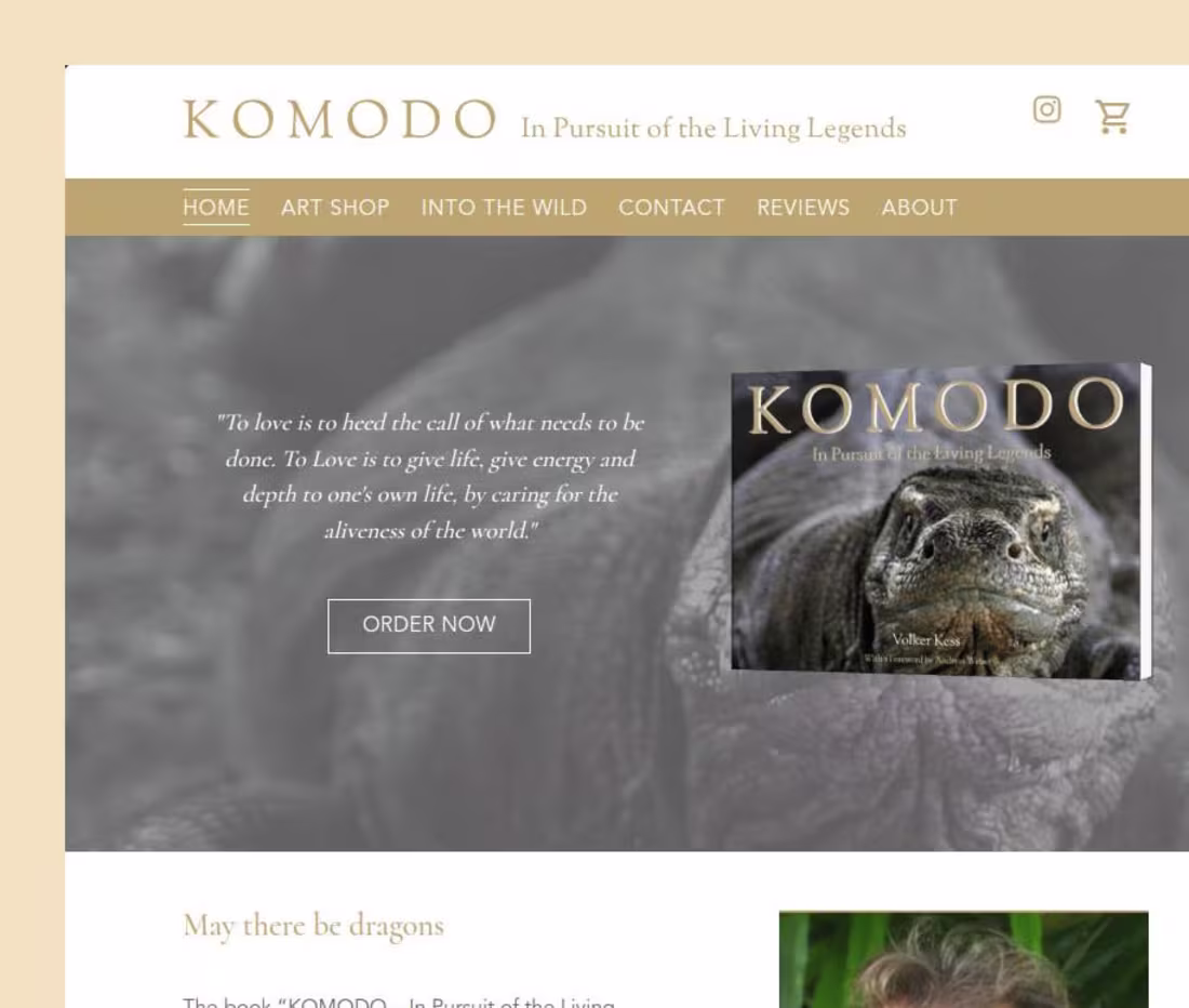 Cover image for A single book webshop