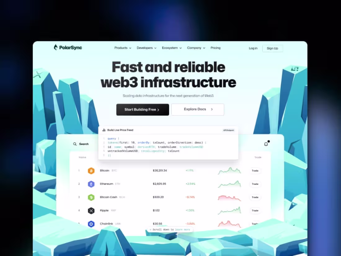 Cover image for Polar Sync Website