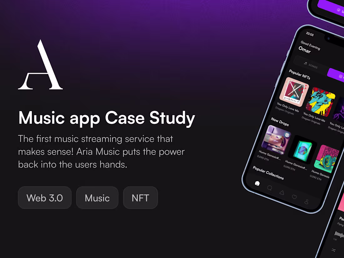 Cover image for Aria Music App Design