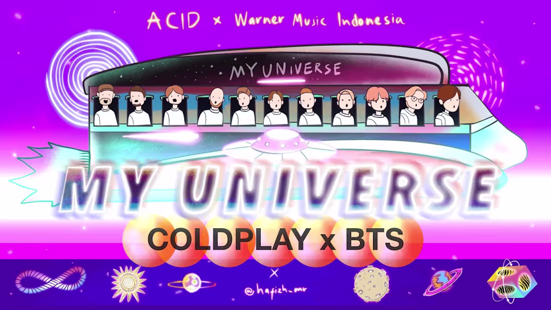 Cover image for COLDPLAY X BTS - MY UNIVERSE (VISUALIZER VIDEO)