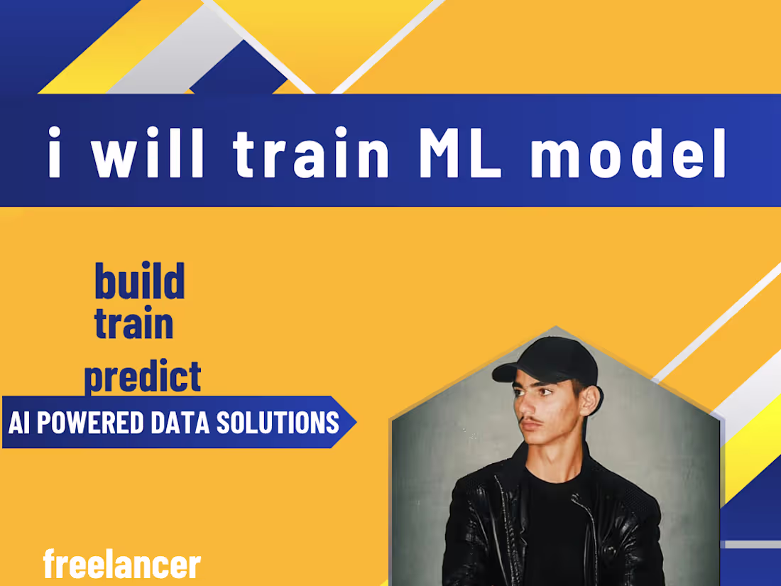 Cover image for I will build and train a custom machine learning model