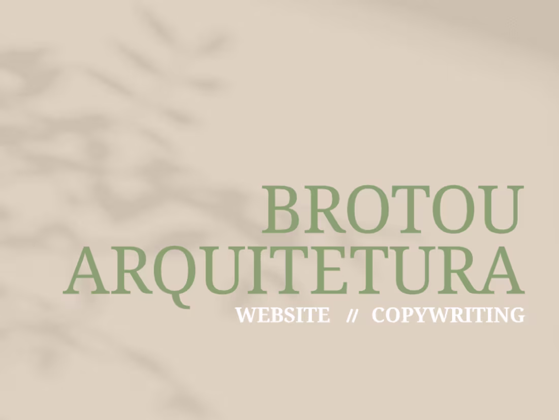 Cover image for Brotou Arquitetura - Architecture firm