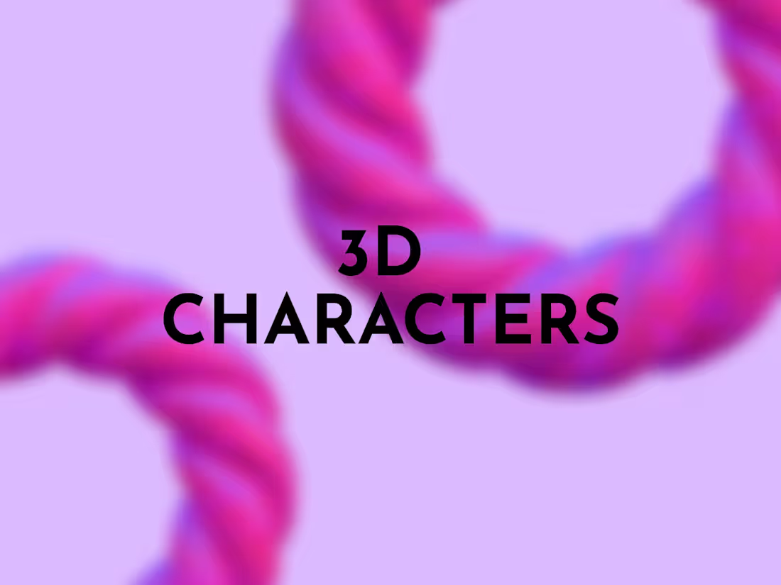 Cover image for 3D Characters
