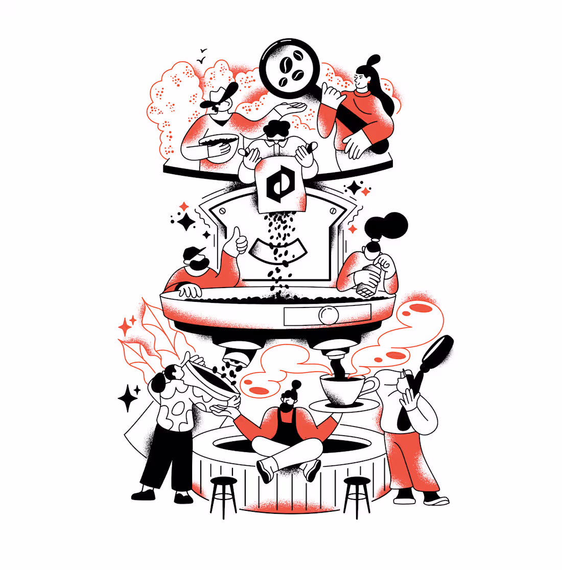 Cover image for Coffee Architects Illustrations