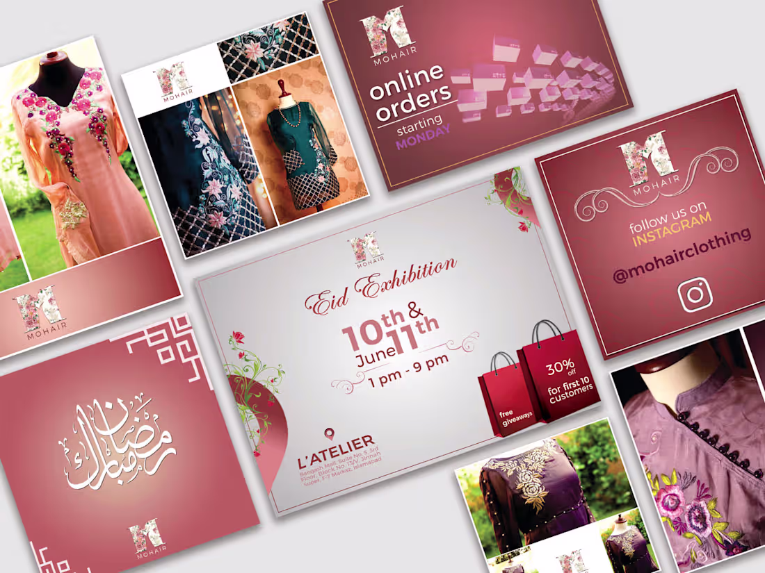 Cover image for Mohair Boutique; Branding & Marketing 