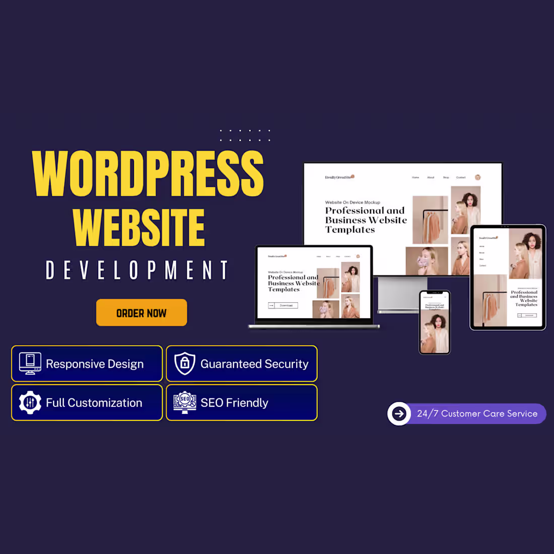 Cover image for Custom WordPress Website, Full Stack Developer, UI/UX Designer