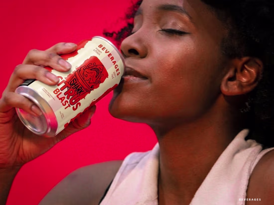 Cover image for Most energy drinks look the