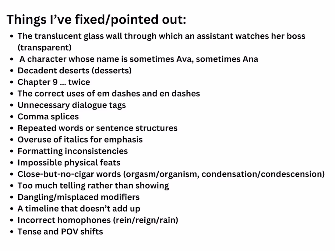 Cover image for Copy edit romance novels