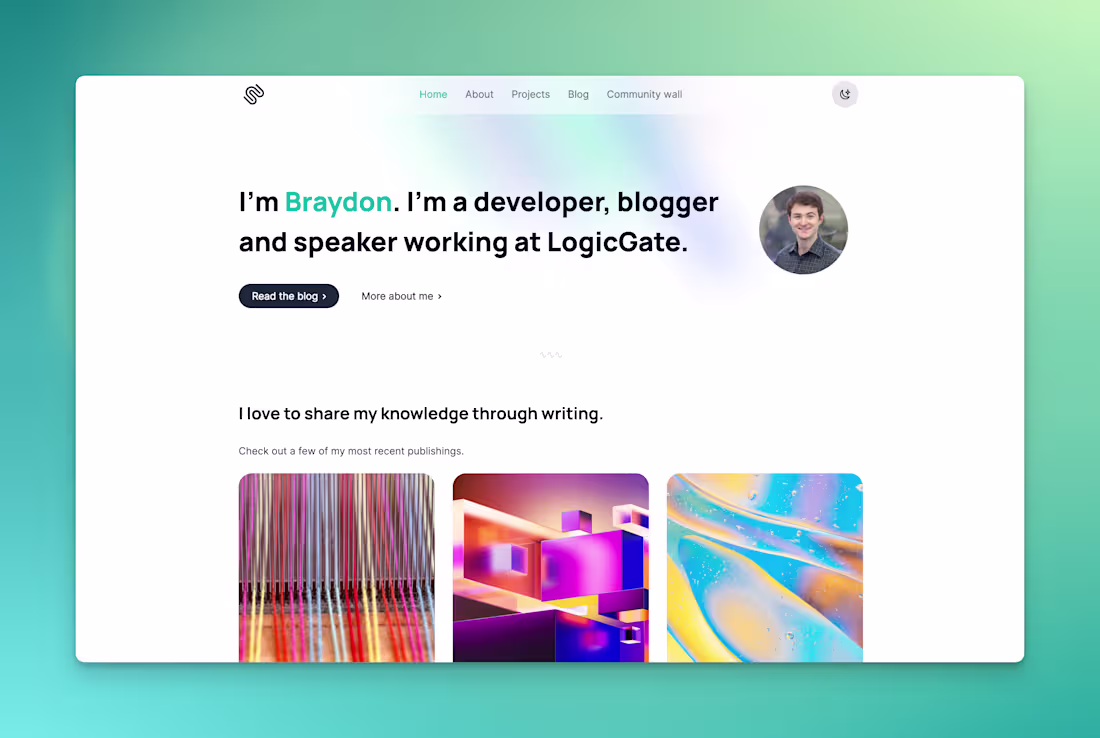 Cover image for Professional Portfolio and Blog