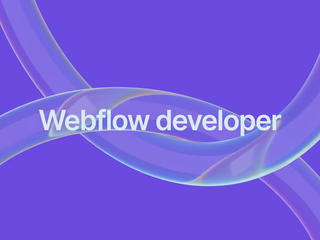 Cover image for Webflow design & development