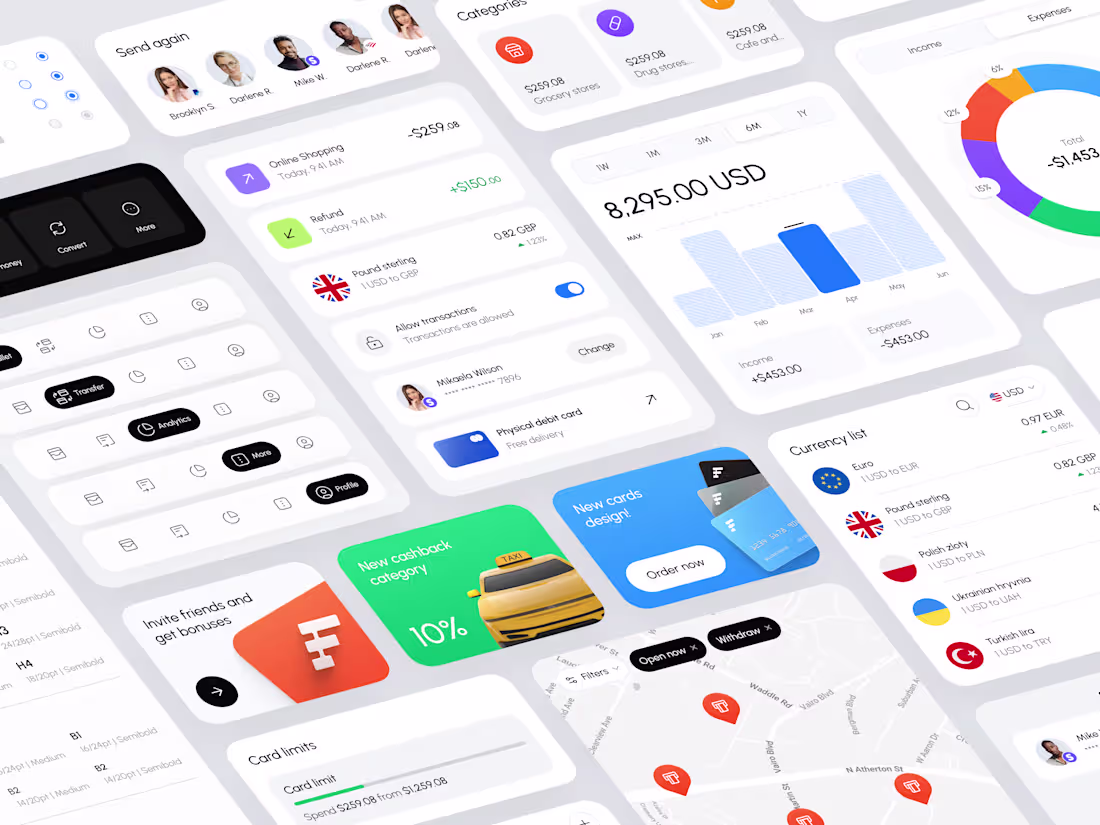 Cover image for Finix – Mobile Banking UI Kit
