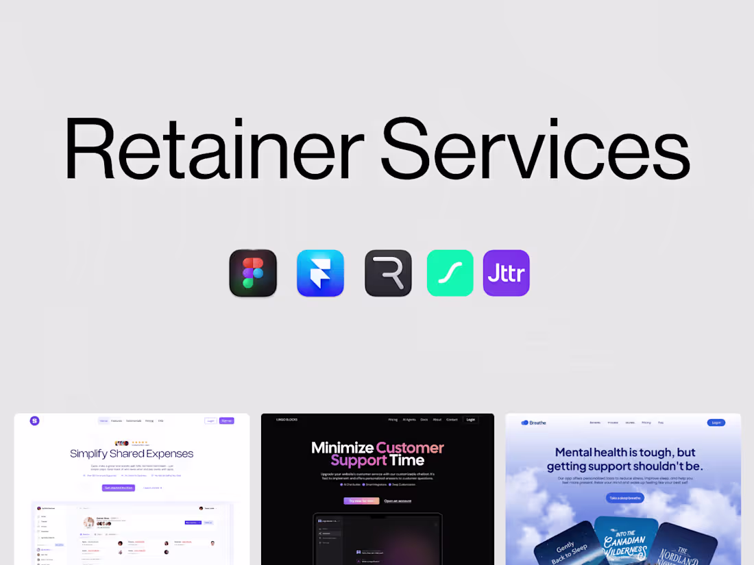 Cover image for Retainer - Design Services 