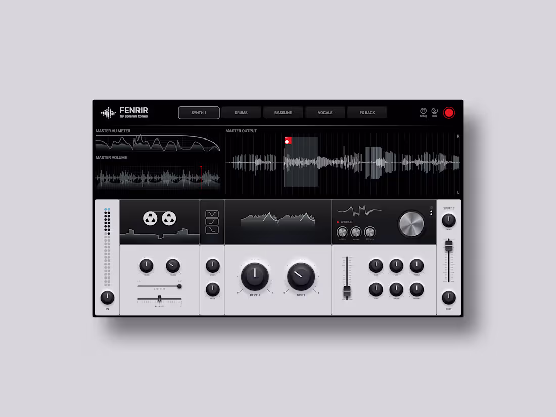 Cover image for Audio Dashboard Design