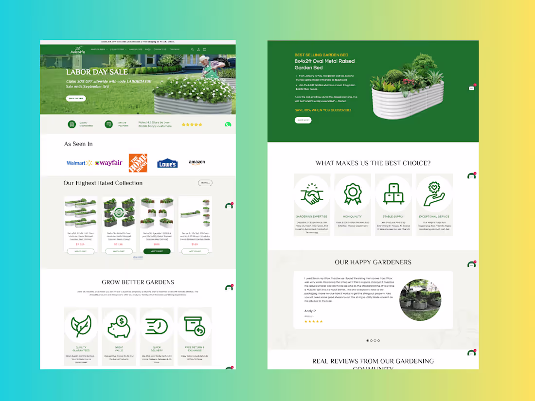 Cover image for Anleolife Garden - Landing page design by Pagefly in Shopify