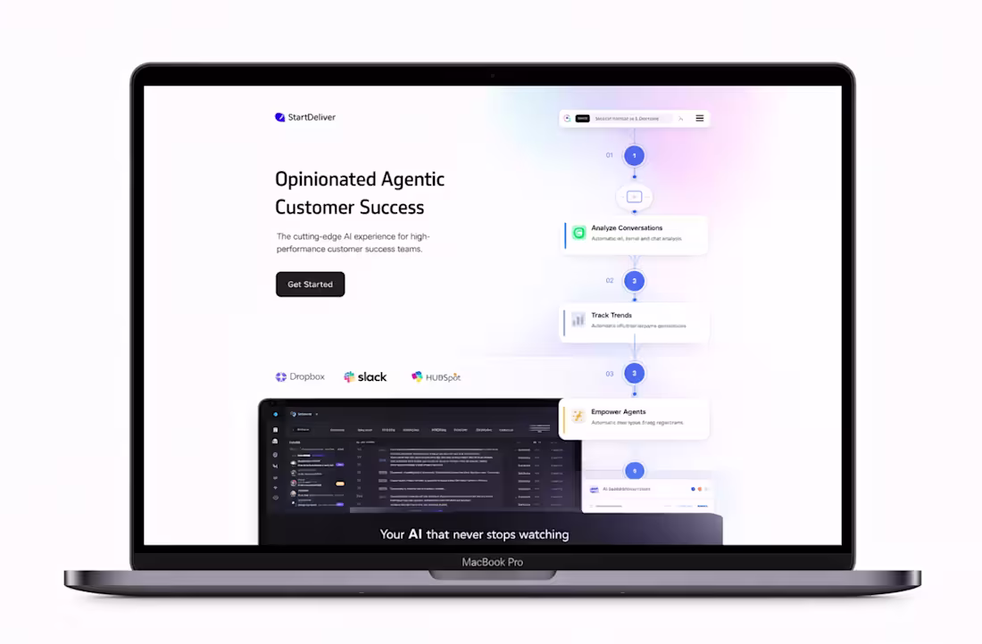 Cover image for Framer Website Development for StartDeliver