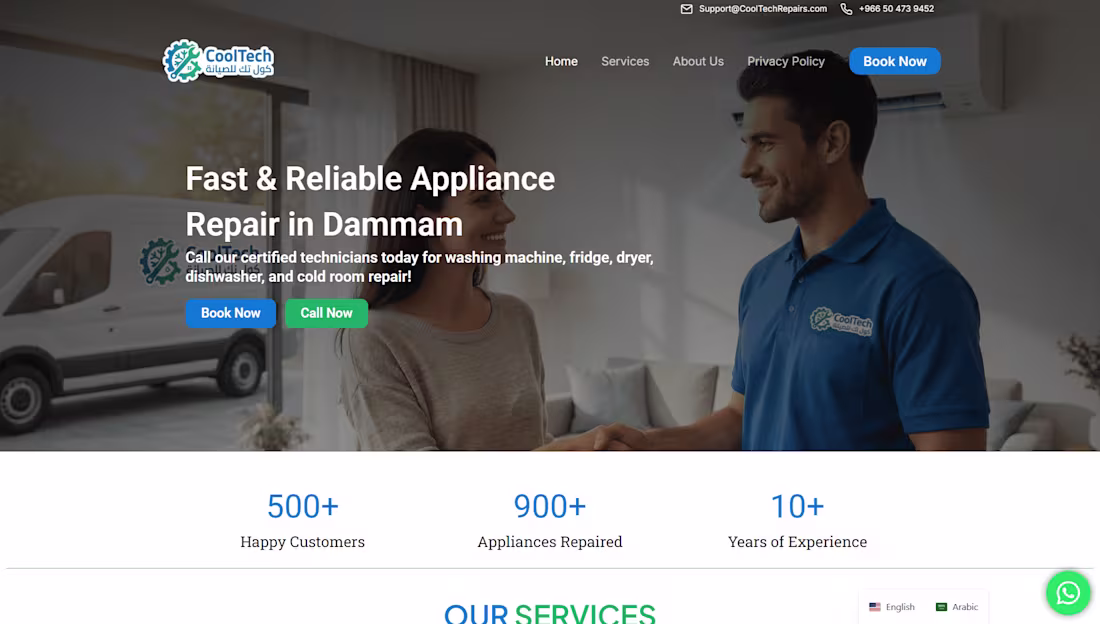 Cover image for Cool Tech Repairs

A clean, authoritative