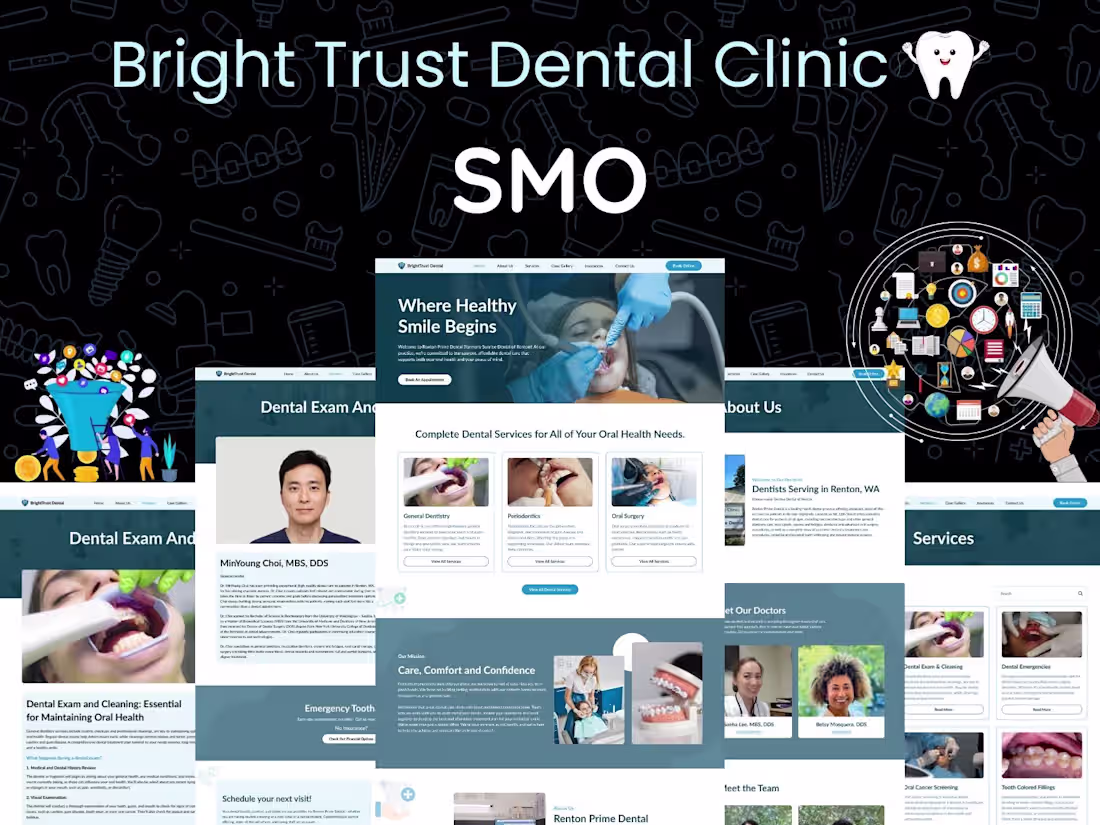 Cover image for Bright Trust Dental | SMO Services