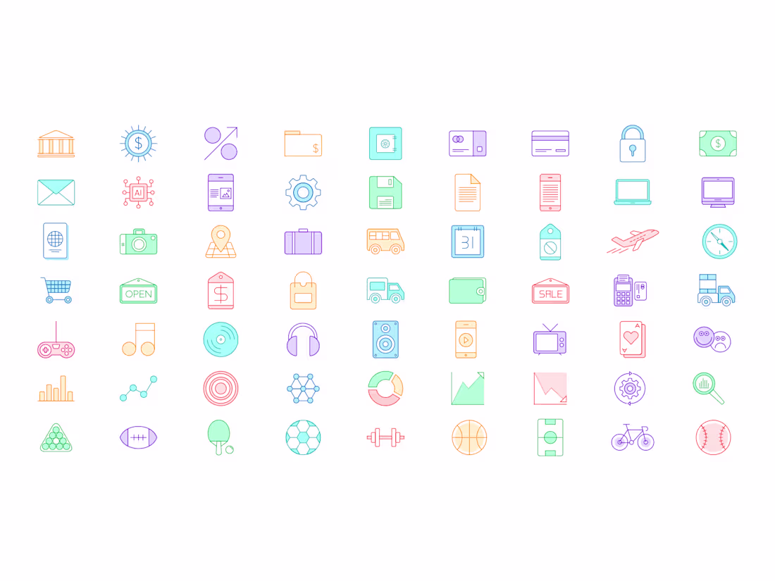 Cover image for Icon and Brand Illustrations