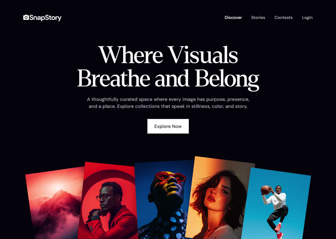 Cover image for Expert Feedback Needed for SnapStory Hero Section Design