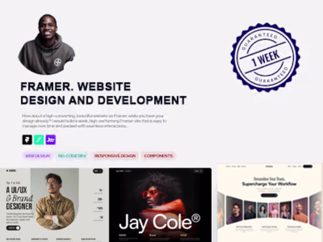 Cover image for Framer • Website Design & Development