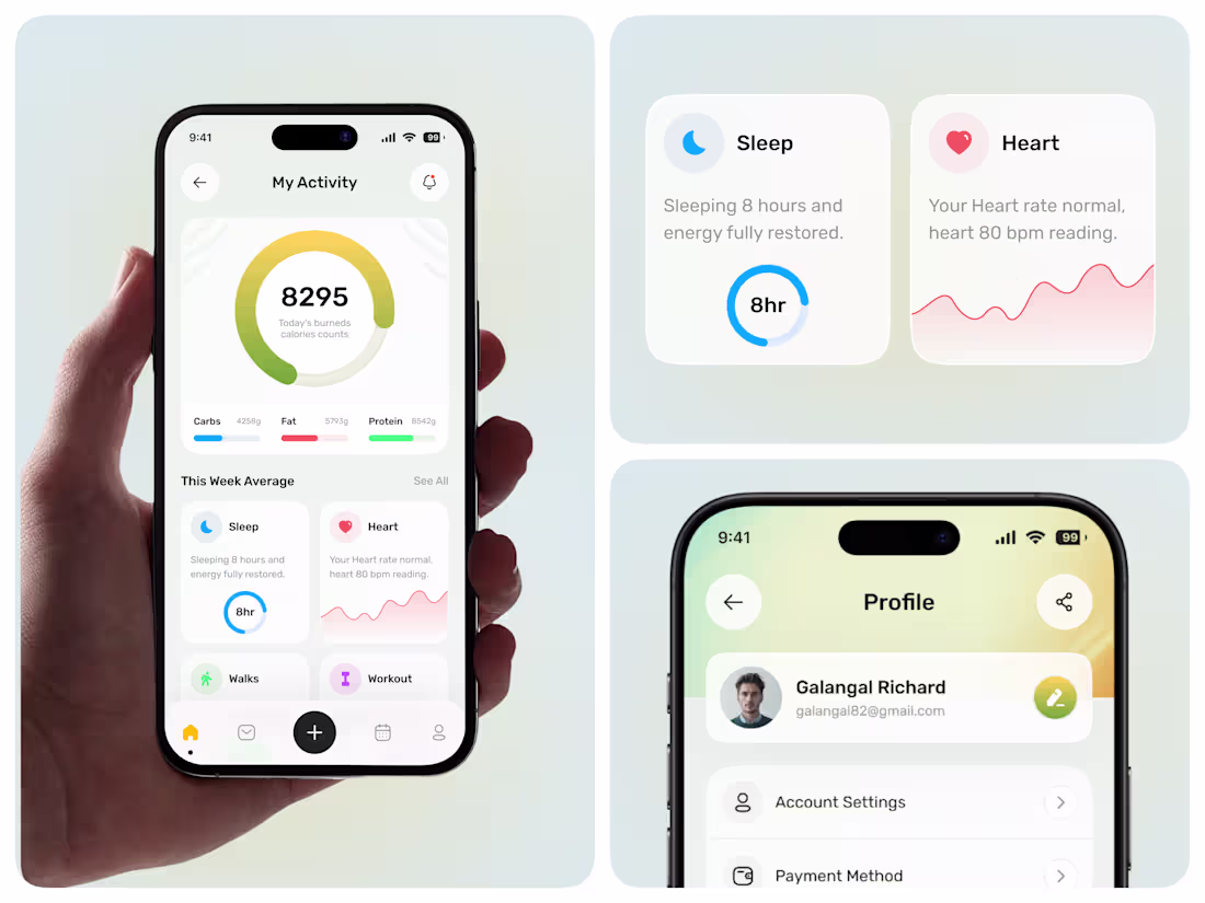 Cover image for Empowering Health Care Mobile App