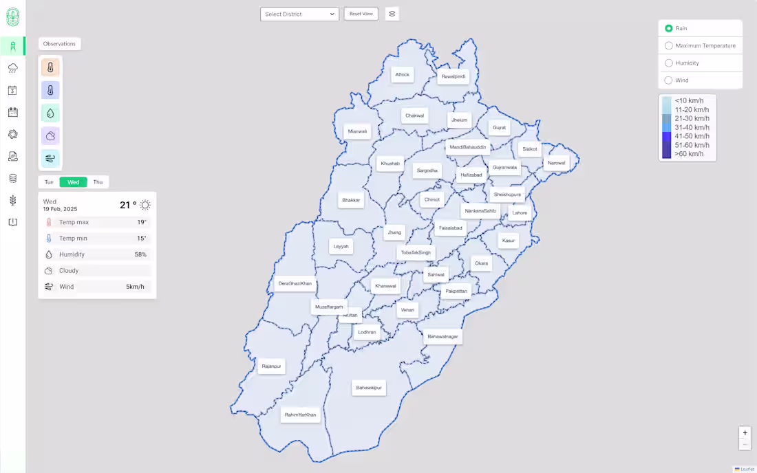 Cover image for Weather Advisory Dashboard (DSS)