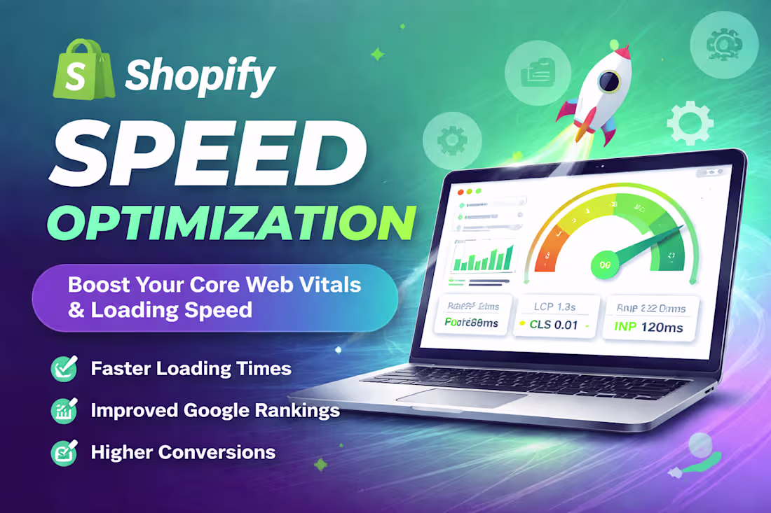 Cover image for Shopify Speed Optimization & Core Web Vitals Improvement