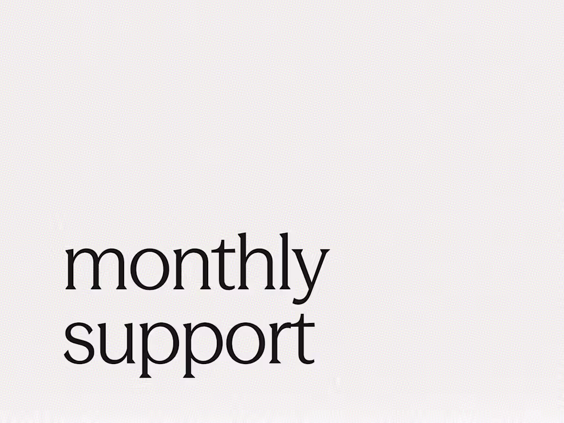 Cover image for Monthly Design Support
