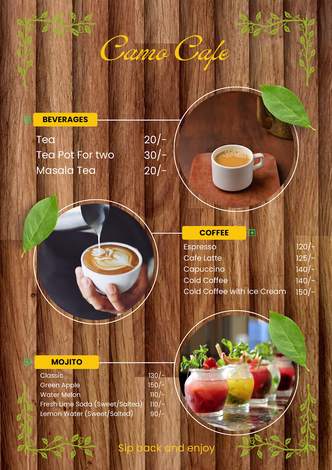 Cover image for Cafe Menu Design