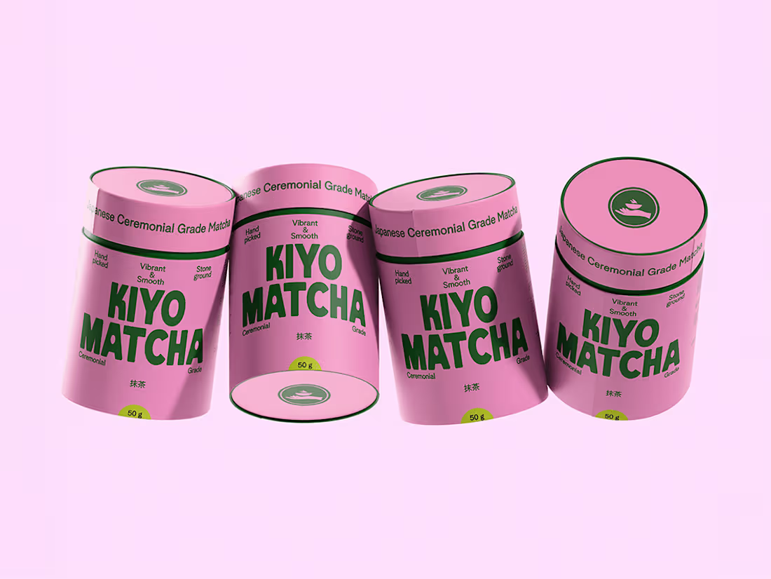 Cover image for KIYO MATCHA | LOGO DESIGN & BRAND IDENTITY