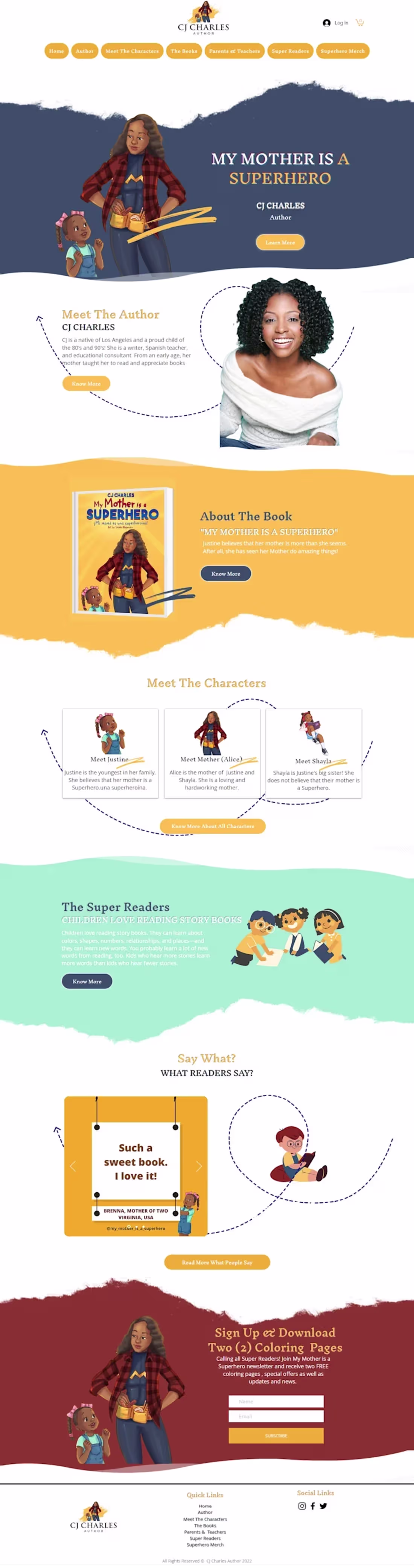 Cover image for CJ Charles Author
